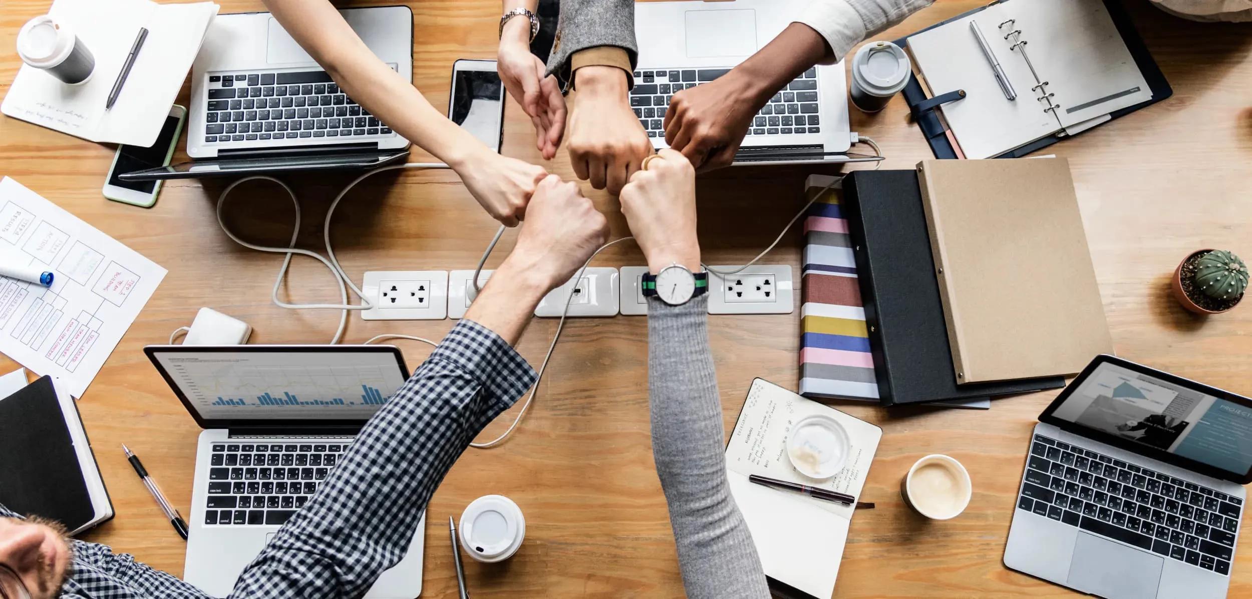 Imperium accounting team collaborating in Dubai office